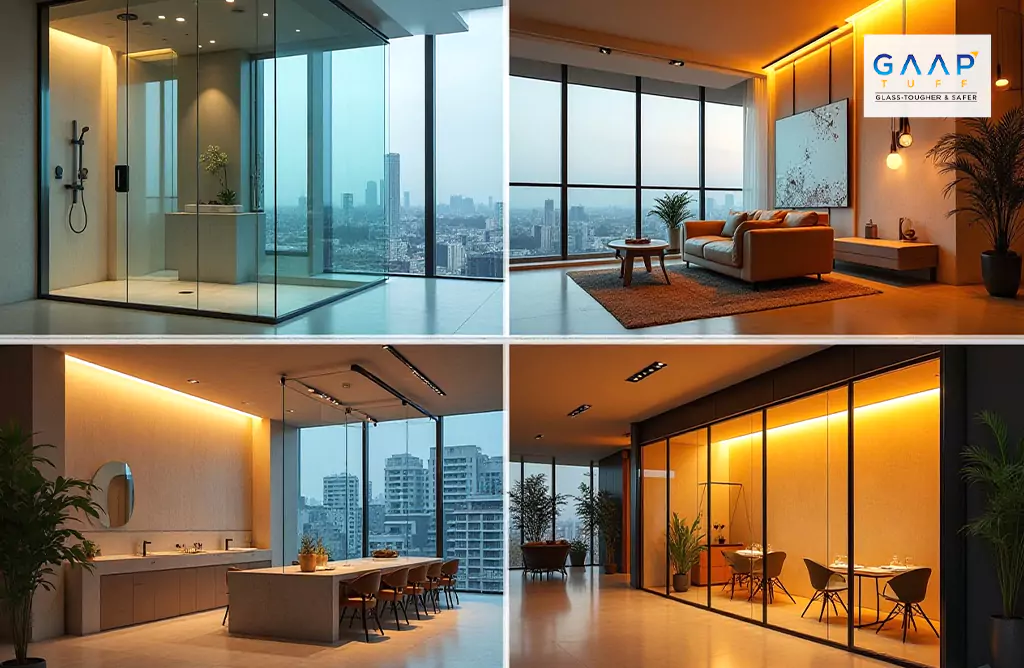 Interior with High-Performance Glass Doors
