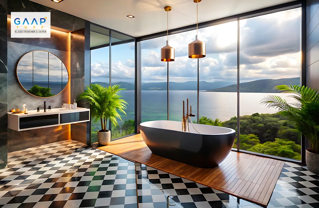 Glass Shower Cubicle Looking Clean and Clear