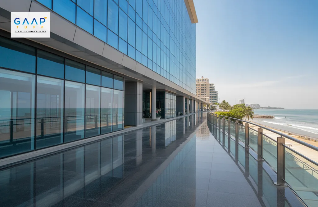 Commercial Building with a Glass Façade