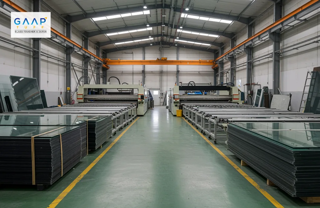 GAAP TUFF Glass Processing Facility with Tempered and Insulated Glass Production Line