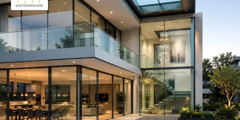 Contemporary Luxury Residence Showcasing Expansive Glass Architecture, Elegant Interiors, and Seamless Indoor-Outdoor Living