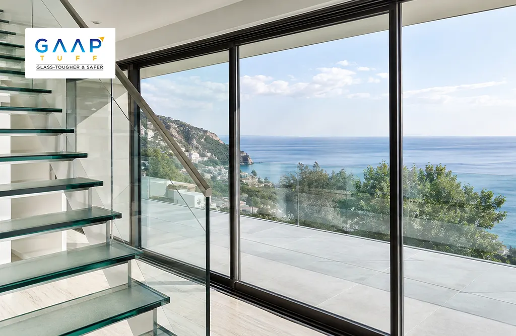 Gaap Tuff Premium Glass Windows and Staircase for Modern Homes
