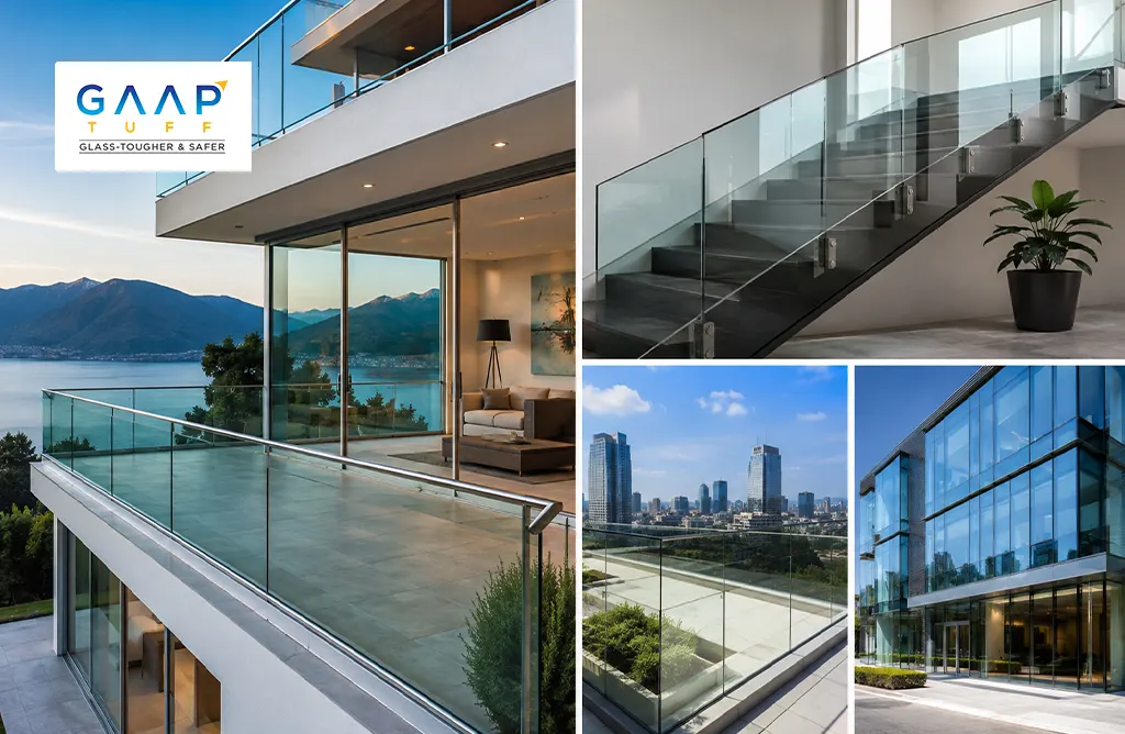 Modern Architecture Featuring Gaap Tuff Glass Systems